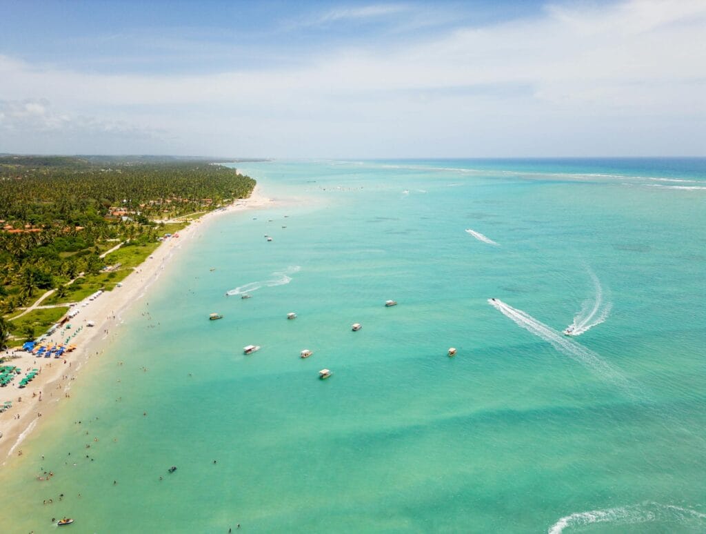 Praia de Muro Alto em Porto de Galinhas — mar turquesa