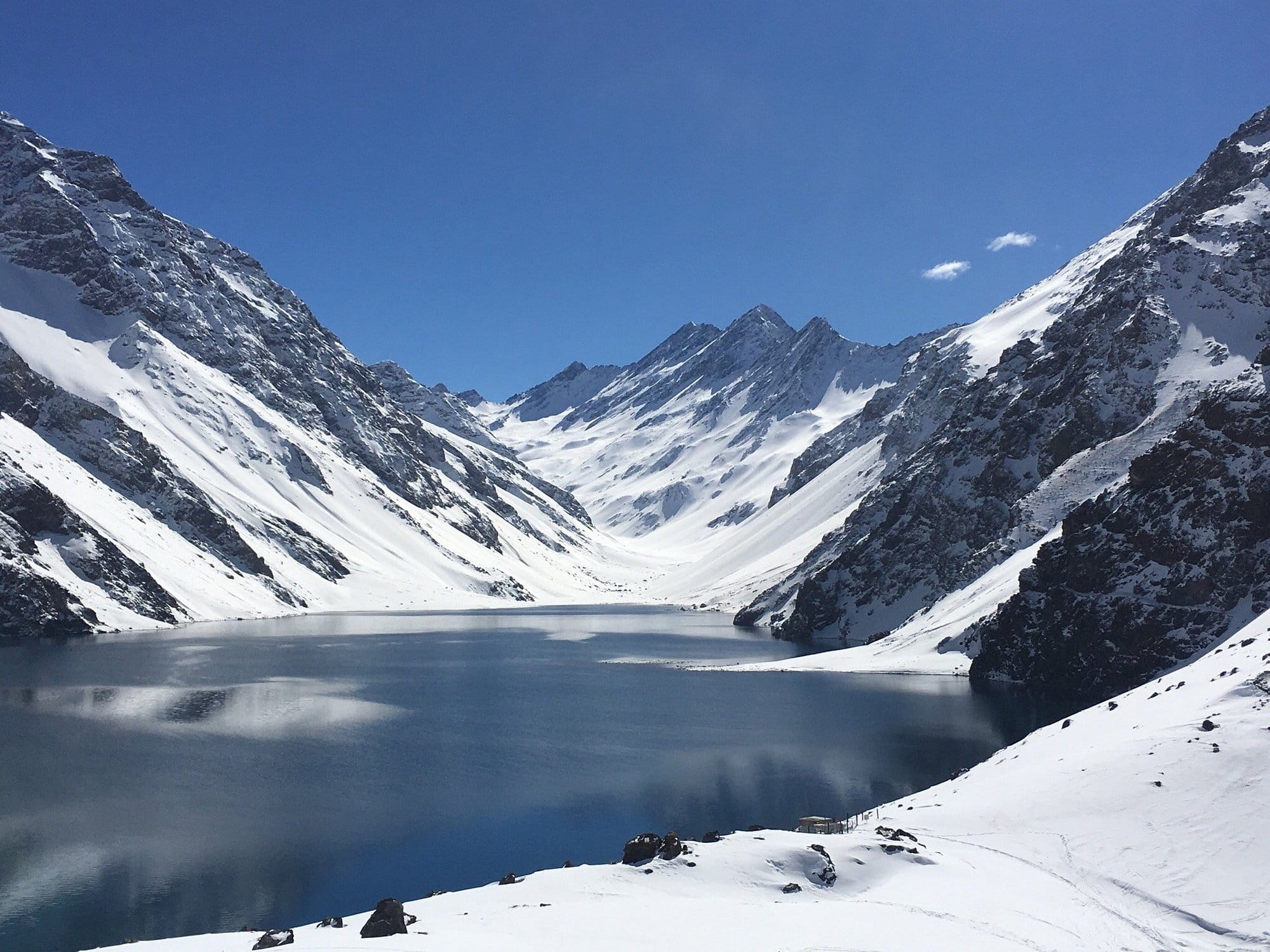 Portillo - resort à beira do Lago do Inca